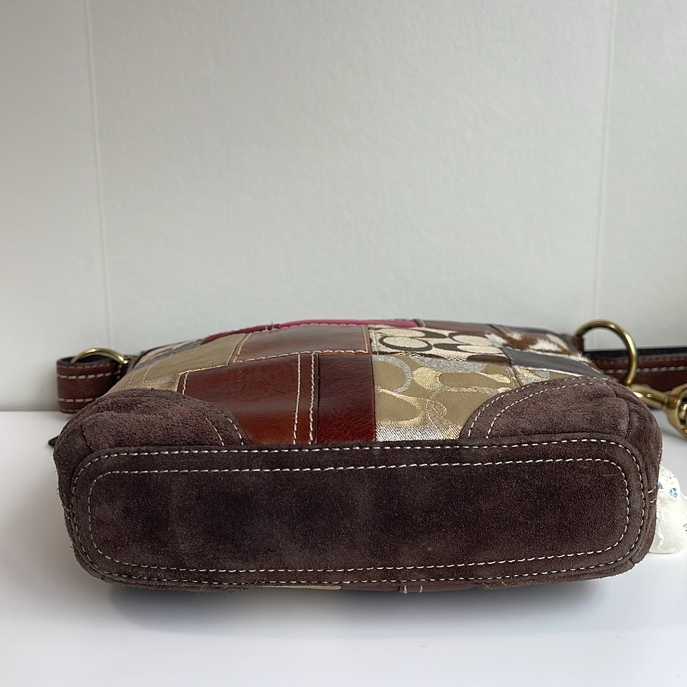 COACH Vintage Patchwork Shoulder Crossbody Bag - Picture 13 of 17